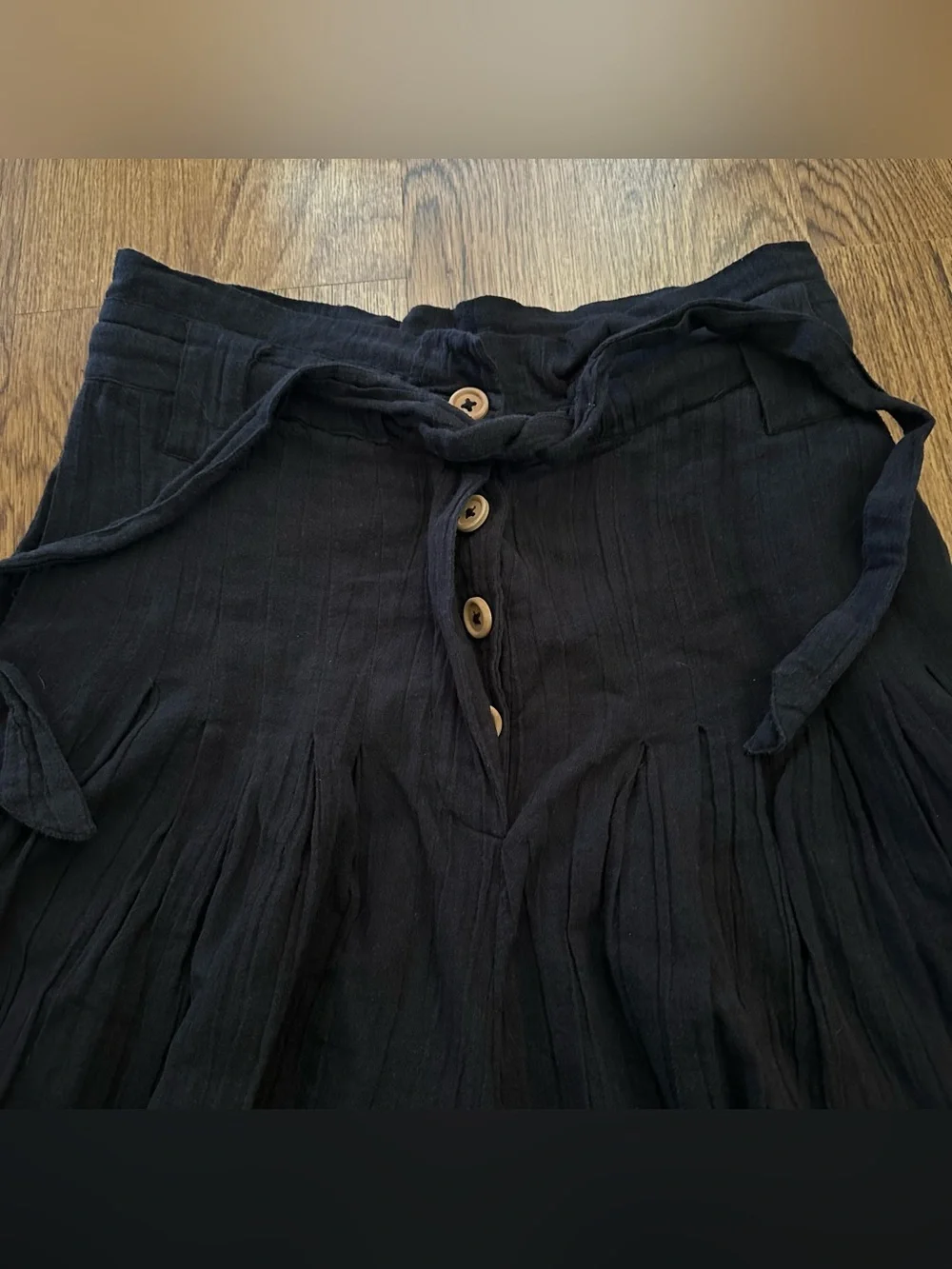 Free People Black High-Waist Balloon Pants size XS high rise